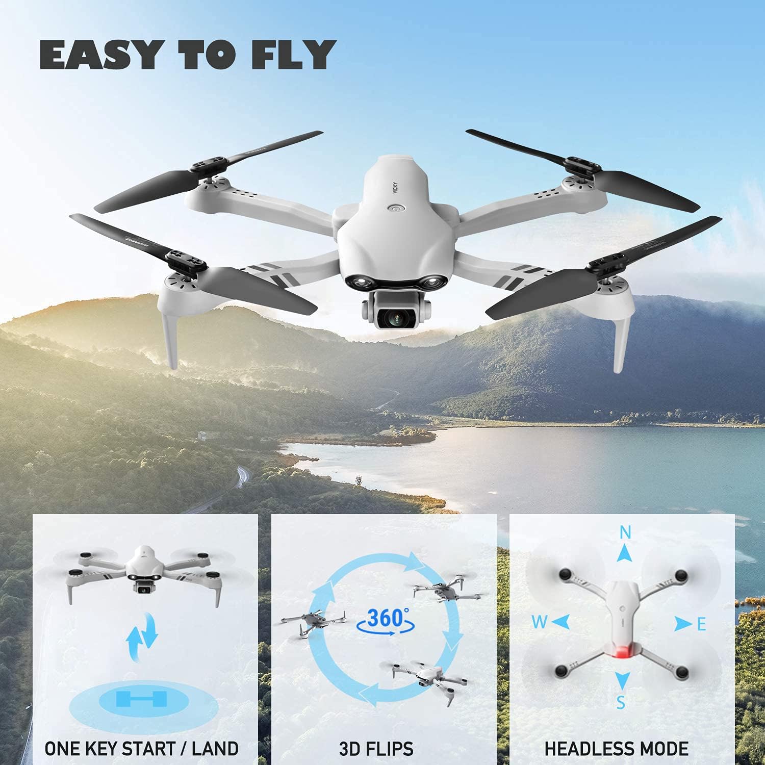 HAIXINBO F10 Drone GPS 6K HD Dual Camera Wide-Angle 5G WIFI  Quadcopter Brushless Motor Foldable Obstacle Avoidance Aerial UAV